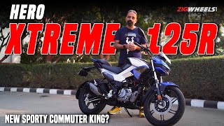 Hero Xtreme 125R First Ride Review  Hero’s Sportiest 125cc Bike [upl. by Cynthy26]