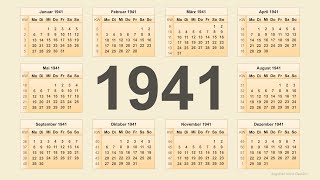 Kalender 1941 [upl. by Retha]