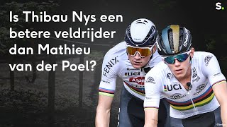 Is Thibau Nys een betere veldrijder dan Mathieu van der Poel  Slag om Balenberg [upl. by Festa781]