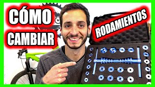 ⭕️ Cómo CAMBIAR los RODAMIENTOS de una BICICLETA  SPECIALIZED FSR✔️ [upl. by Ruthann]