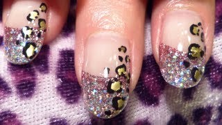 Gel Leopard Nails [upl. by Bolme]