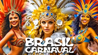 Brazilian Carnival 2024 Carnaval Brasil Rio De Janeiro Samba Party Dance AI Generated Animation m3m [upl. by Giorgio]