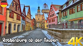 Rothenburg ob der Tauber  One of the Most Beautiful German Towns  Charming unique town [upl. by Burtis]