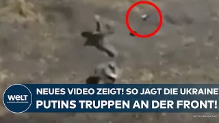 PUTINS KRIEG Neues Video veröffentlicht So jagen die Ukrainer die russischen Truppen an der Front [upl. by Enal980]