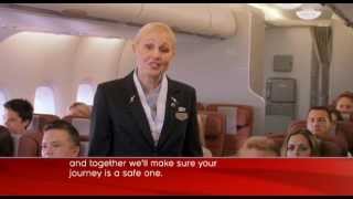 Youre In Safe Hands Qantas A380 Inflight Safety VideoA380 inflight safety video [upl. by Levi]