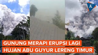 Erupsi Gunung Merapi Hujan Abu Vulkanik Landa Lereng Timur [upl. by Pugh]