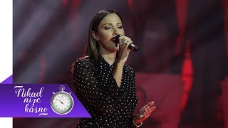 Aleksandra Prijovic  Splet pesama  live  Nikad nije kasno  EM 02  30092018 [upl. by Enirroc]