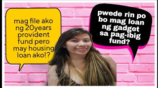 Pagibig housing loan at 20 years pagibig provident fund claims plus pwede rin ba gadget utangin [upl. by Kliment]