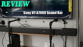 Sony HTA7000 Sound Bar Review 2024  Should You Buy [upl. by Ellinet]