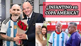 ¿QUÉ HACE INFANTINO EN LA COPA AMÉRICA 2024 MEMES [upl. by Alaekim]