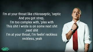 Eminem  Chloraseptic Remix ft 2 Chainz Lyrics 2018 [upl. by Allesig715]