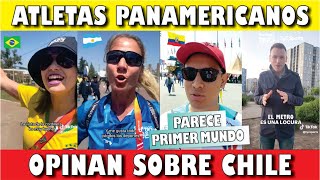 ATLETAS PANAMERICANOS OPINAN SOBRE CHILE [upl. by Letsyrk]