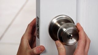 PUSH PULL ROTATE by Brinks  Knob Installation [upl. by Ahsiya]