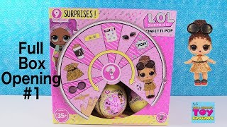 LOL Surprise Confetti Pop Doll Full Case Unboxing 1 Toy Review  PSToyReviews [upl. by Elleirad]