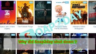 Soap2day Is Gone  Why did Soap2day shut down [upl. by Nymzaj]