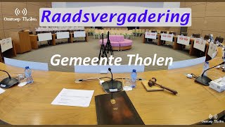 Gemeenteraadsvergadering Tholen  18 april 2024  Omroep Tholen [upl. by Eicul]