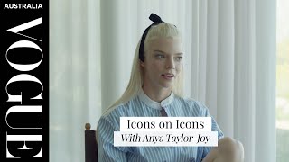 Anya TaylorJoy plays Icons on Icons  Vogue Australia [upl. by Carie]