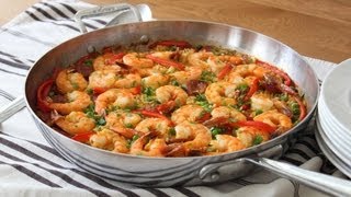 Quick amp Easy Paella  Oven Baked Sausage amp Shrimp Paella Recipe [upl. by Butta772]