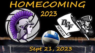 BHS vs DGF Varsity Volleyball HOMECOMING [upl. by Adiv]