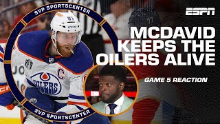 Game 5 Reaction ‘We witnessed greatness tonight’ from McDavid – PK Subban  SC with SVP [upl. by Oigaib]