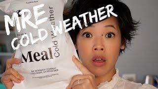 MRE Cold Weather  tasting a US MCW [upl. by Edda936]