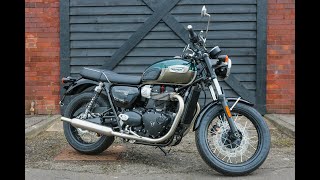 2023 Triumph Bonneville T100 at West Coast Triumph Glasgow [upl. by Attenev80]