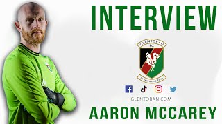 Post Match Interview  Glentoran vs Dungannon  Aaron McCarey [upl. by Aysab]