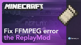 How to Install Fix FFMPEG Error for ReplayMod  Serverpro [upl. by Namlas]