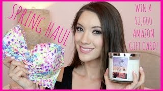 Spring Haul  Win A 2000 Gift Card  Blair Fowler [upl. by Bez]