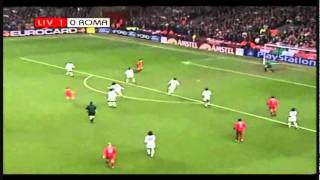 Le grandi parate di Francesco Antonioli in Liverpool  Roma del 19 marzo 2002 [upl. by Urien]