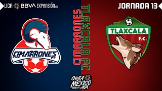 Resumen  Cimarrones 3  0 Tlaxcala  Jornada 13 – Grita México A21  Liga BBVA Expansión MX [upl. by Idnarb]