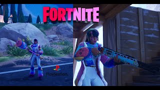 Fortnite Trio Dali Skin Gameplay Chapter 5 Season 4 [upl. by Ahseina]