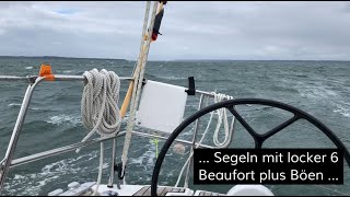 31 Segeln August 2023 Weiter geht’s mit 6 Beaufort [upl. by Annaes]