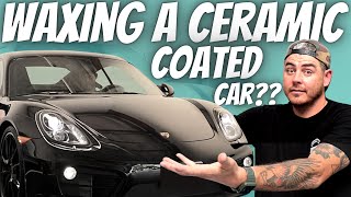 Can you put WAX ON A CERAMIC COATING Ceramic Coating Tips and Tricks [upl. by Cordula818]