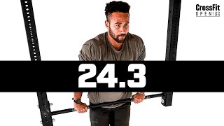 CrossFit Open Workout 243 [upl. by Anrol]