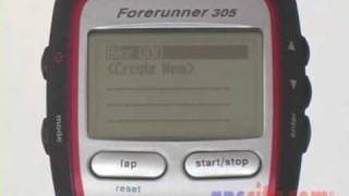 Garmin Forerunner 305  Virtual Partner  GPSCitycom [upl. by Parnell]