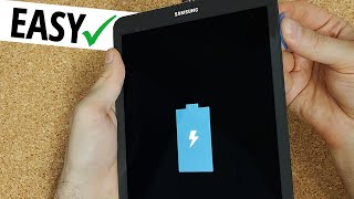 How to fix empty battery not charging on Samsung Galaxy Tab screen SMT585 A6A101 and more [upl. by Lleuqar]