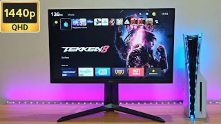 PS5 Slim on 27quot 1440P 144Hz Monitor [upl. by Nyleek]