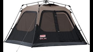 Coleman Instant Tent Review Fast Setup Great Price 🔥 [upl. by Aihtniroc]