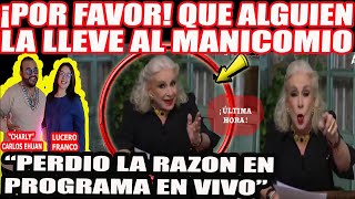 ¡POR FAVOR QUE ALGUIEN LA LLEVE AL MANICOMIO PIERDE LA RAZON EN PLENO PROGRAMA EN VIVO [upl. by Emiline995]