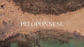 Aerial Peloponnese  Epic southern greek coastline by drone [upl. by Dominga]