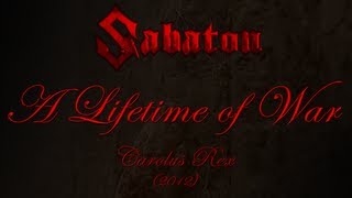 Sabaton  A Lifetime Of War Lyrics English amp Deutsch [upl. by Reinhardt]