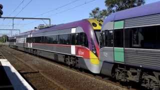 Trains at Werribee  Melbourne Transport [upl. by Ginzburg]