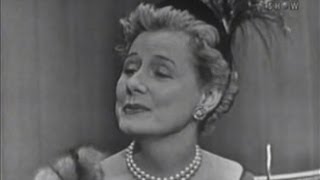 Whats My Line  Irene Dunne Feb 1 1953 [upl. by Luapnhoj]