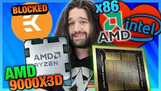 HW News  AMD 9800X3D GN Updates x86 Intel amp AMD Partnership EK Bank Accounts Blocked [upl. by Carn]