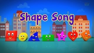 Shapes Song  Learning Shapes For Children  Cartoon Videos For Toddlers by Kids Tv [upl. by Ontine]