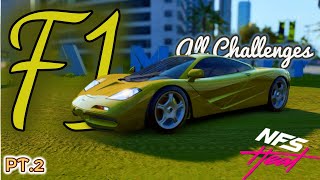 NFS Heat  Black Market McLaren F1  All Challenges PT2 [upl. by Etnovaj]