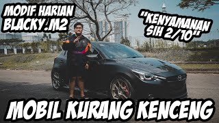 MAZDA 2 MODIFIKASI SPEK HEDON  BERUBAH BANGET BBK  CARBON [upl. by Htenaj]