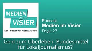 Geld zum Überleben Bundesmittel für Lokaljournalismus [upl. by Nilra]