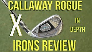 Callaway Rogue X Irons Review The most Aggressive Iron in Golf [upl. by Yrrag]